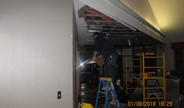 Frozen Pipe Floods Miller-Keystone Blood-Bank