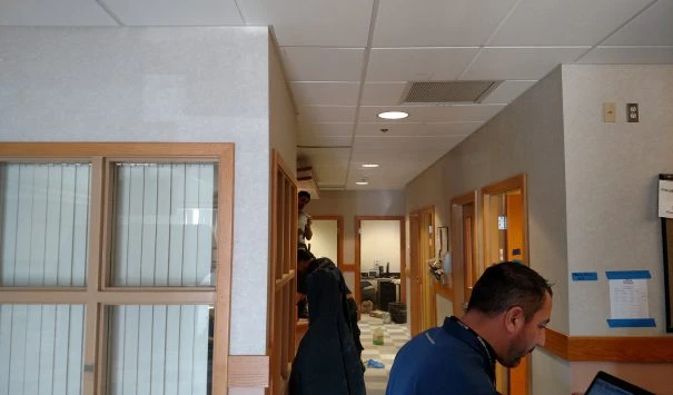 Frozen Pipe Floods Miller-Keystone Blood-Bank