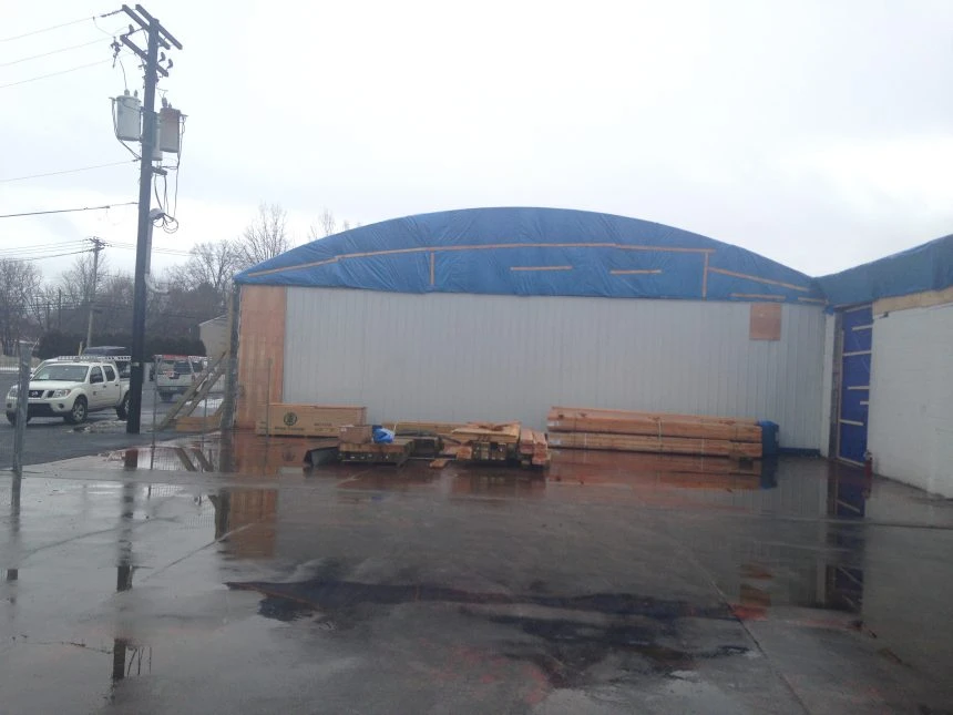 Snow Causes Roof Collapse