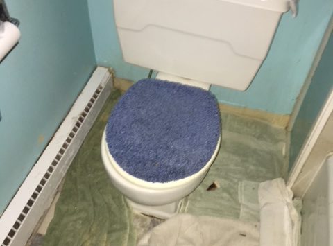 Part of Roof Stripped Away