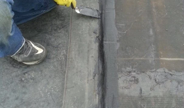 Part of Roof Stripped Away