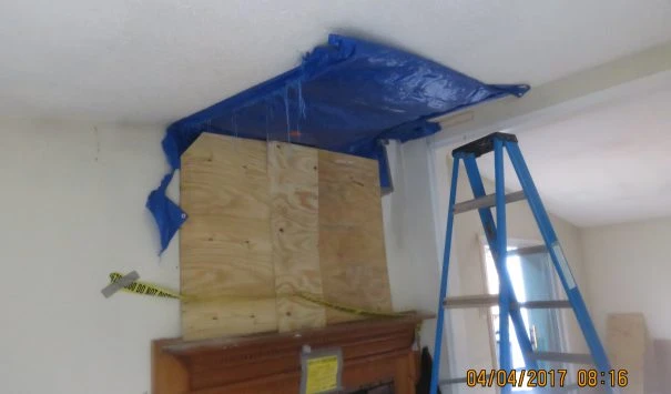 Fireplace Fire Spreads into the Living Room