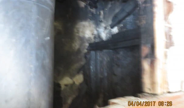 Fireplace Fire Spreads into the Living Room