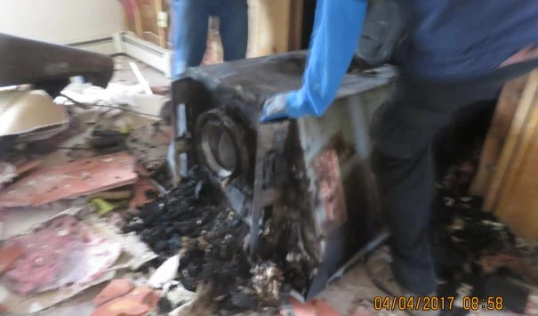 Fireplace Fire Spreads into the Living Room